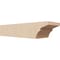 Ekena Millwork 6in. W x 4in. H x 20in. L Monterey Woodgrain TimberThane Rafter Tail, Primed Tan RFTUR06X04X20MONRCPR - alternate 1
